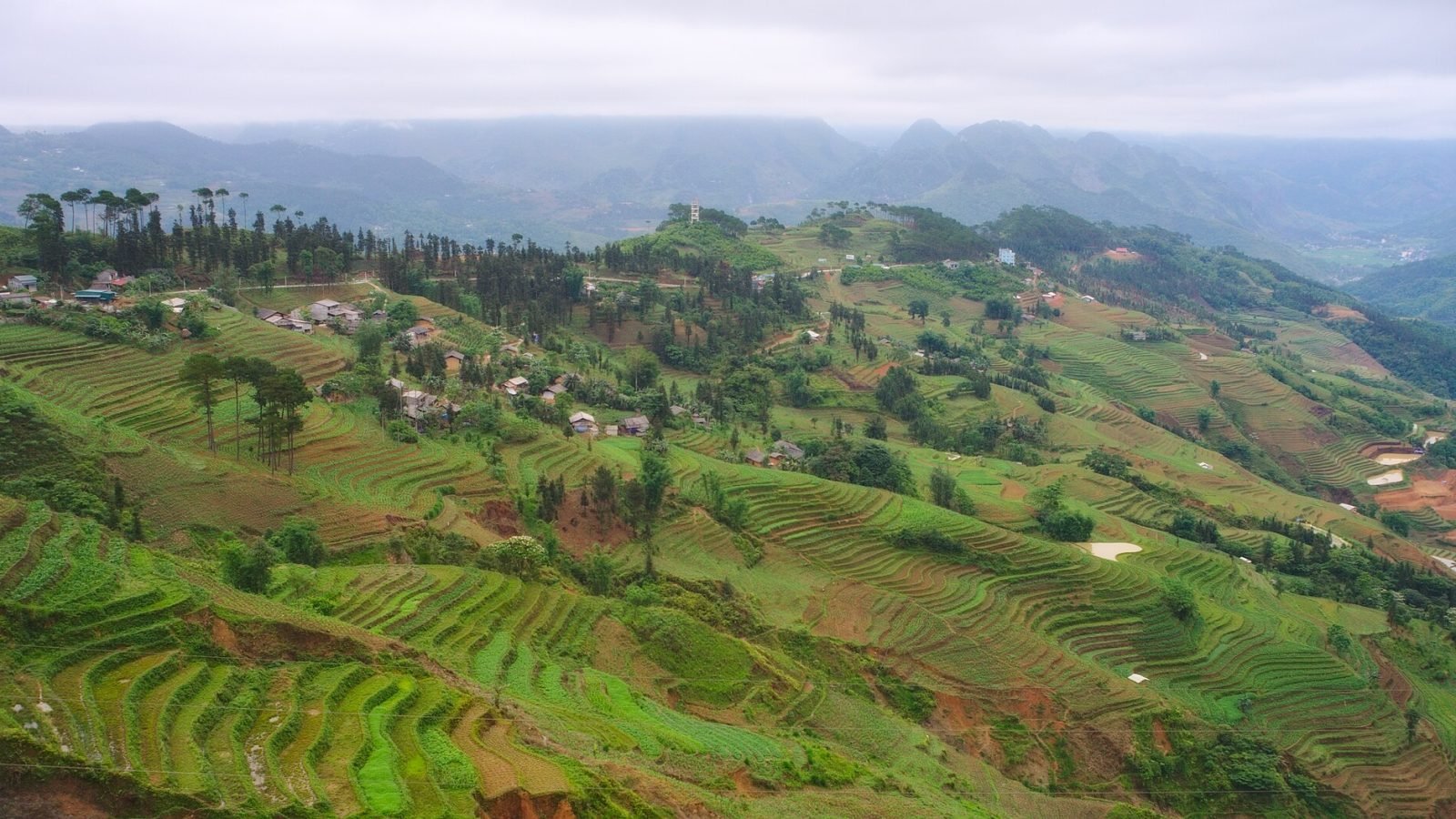 Mountain valley in Ha Giang